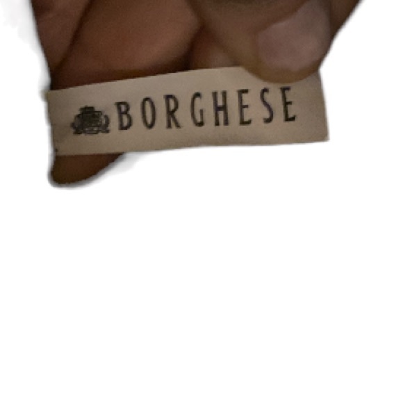 Princess Marcella BORGHESE Black Tote Handbag Leather Handles Snap Closure - Picture 4 of 4